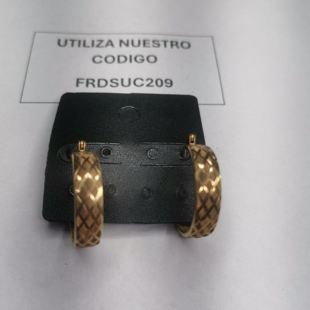 ARETES PAR ORO 10 K 2.8 GRMS (SEMINUEVO)