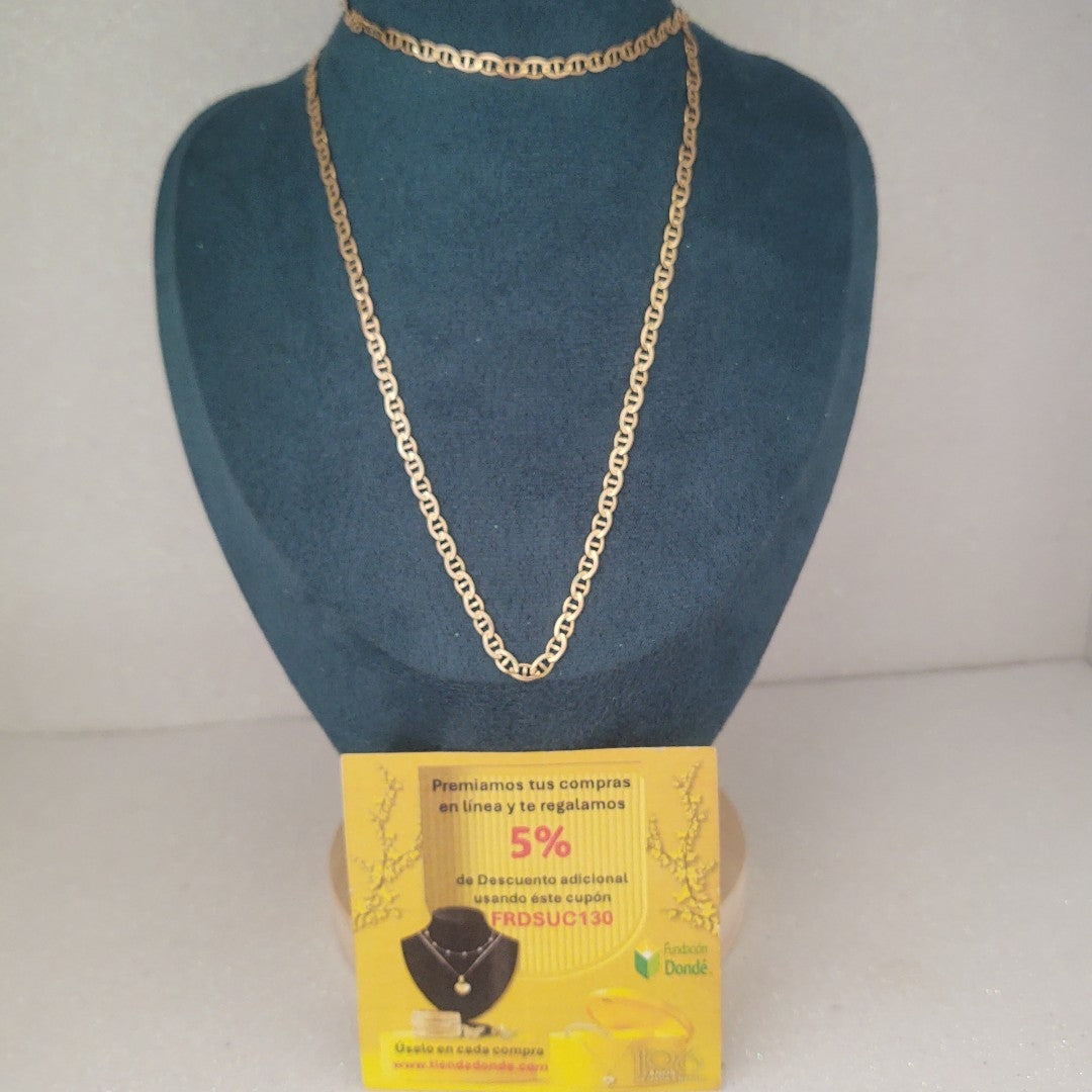 CADENA ORO 14 K 9.1 GRMS (SEMINUEVO)