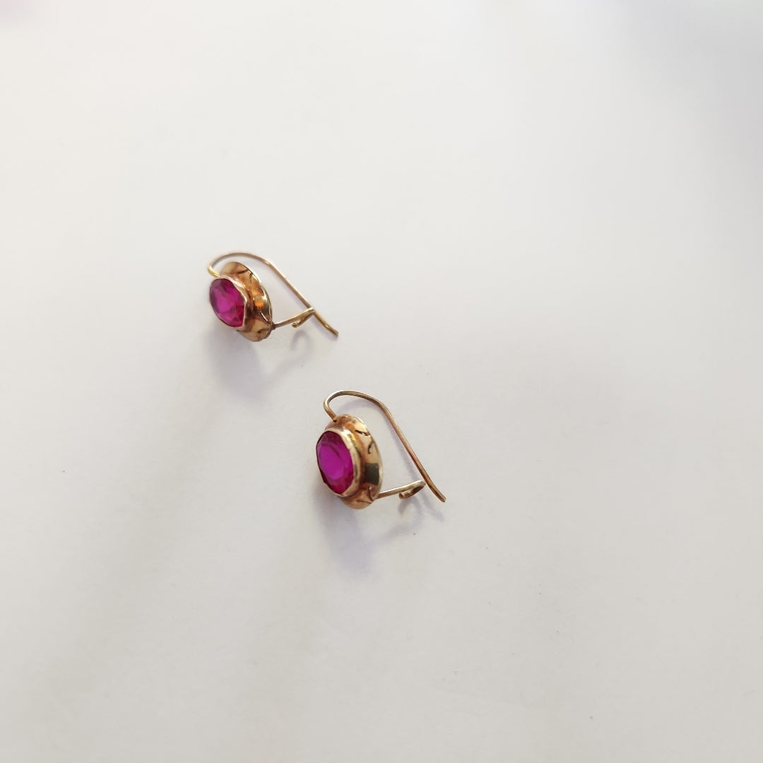 ARETES PAR ORO 8 K 1.7 GRMS (SEMINUEVO)