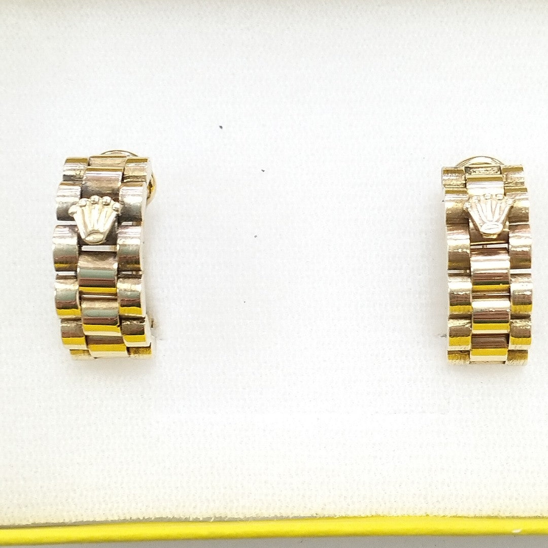 ARETES PAR ORO 14 K 10.3 GRMS (SEMINUEVO)