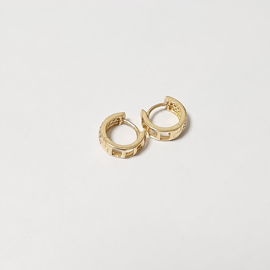 ARETES PAR ORO 14 K 1,80 GRMS (SEMINUEVO)