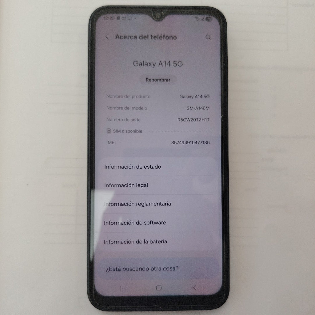 CELULAR SAMSUNG GALAXY A14 5G SM-A146M (2023) 128 GB 4 GB RAM (SEMINUEVO)