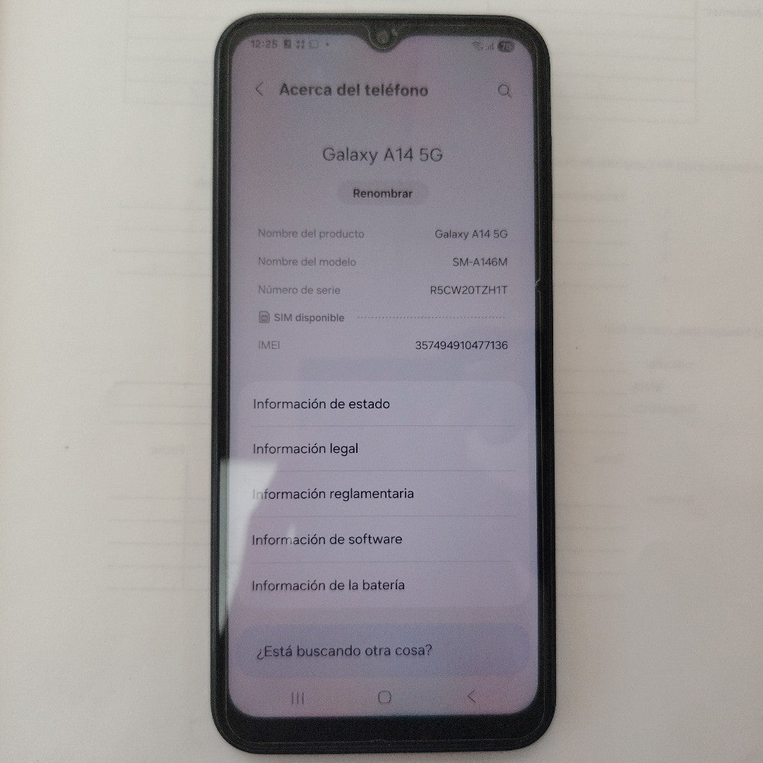 CELULAR SAMSUNG GALAXY A14 5G SM-A146M (2023) 128 GB 4 GB RAM (SEMINUEVO)