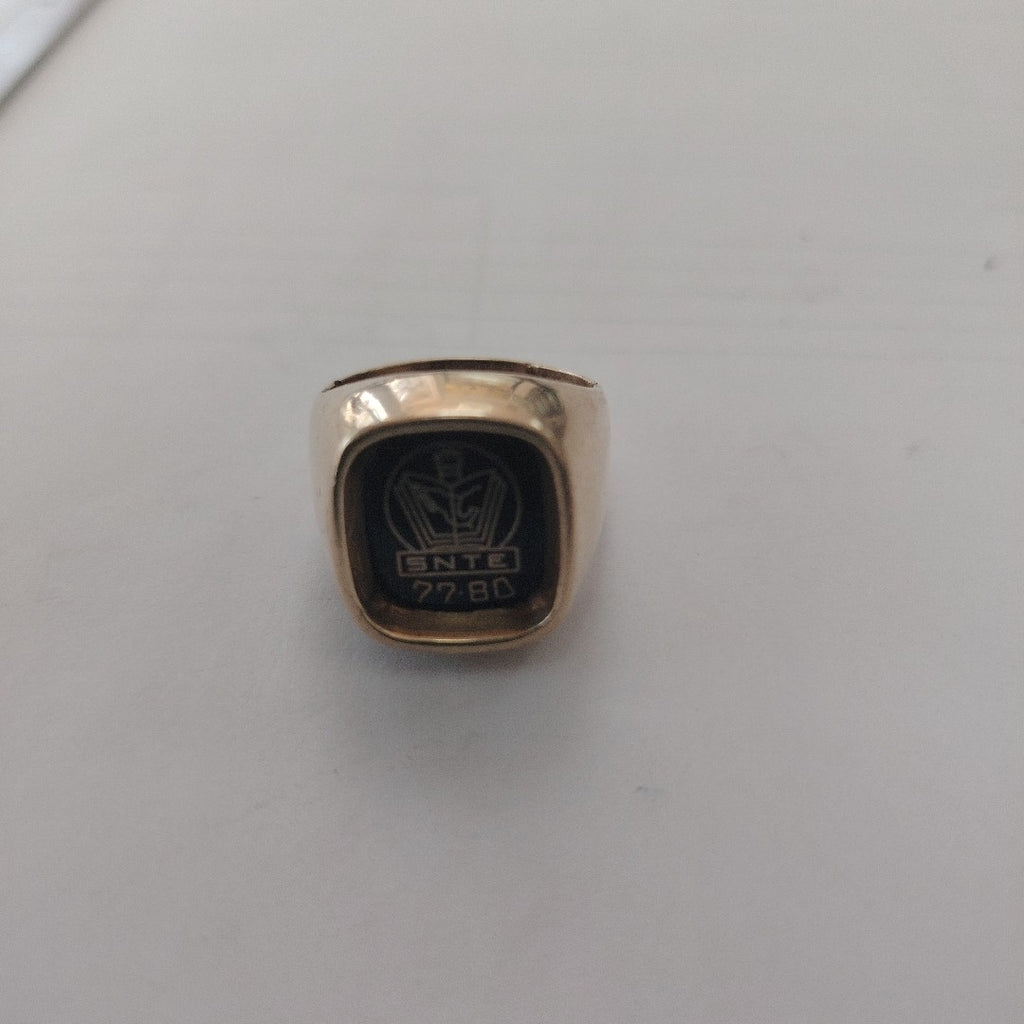 ANILLO CONMEMORATIVO ORO 8 K 16.3 GRMS (SEMINUEVO)