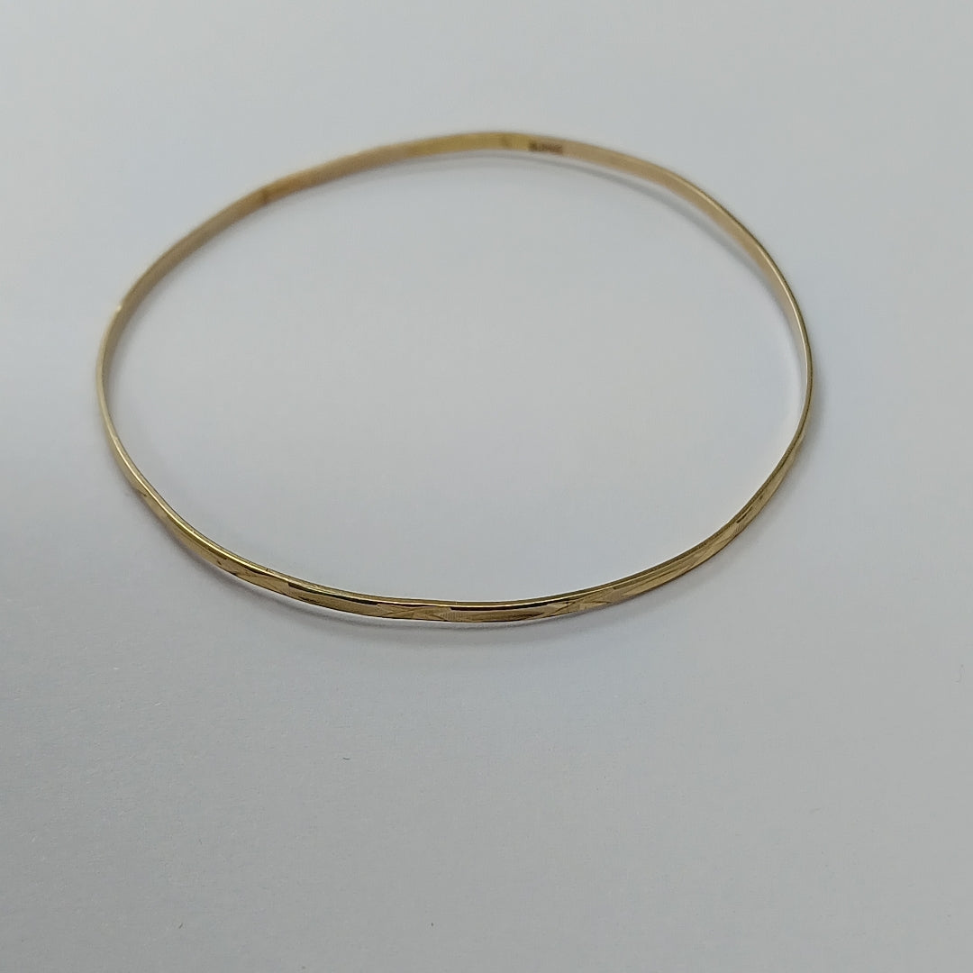 PULSERA RIGIDA ORO 14 K 3.5 GRMS (SEMINUEVO)