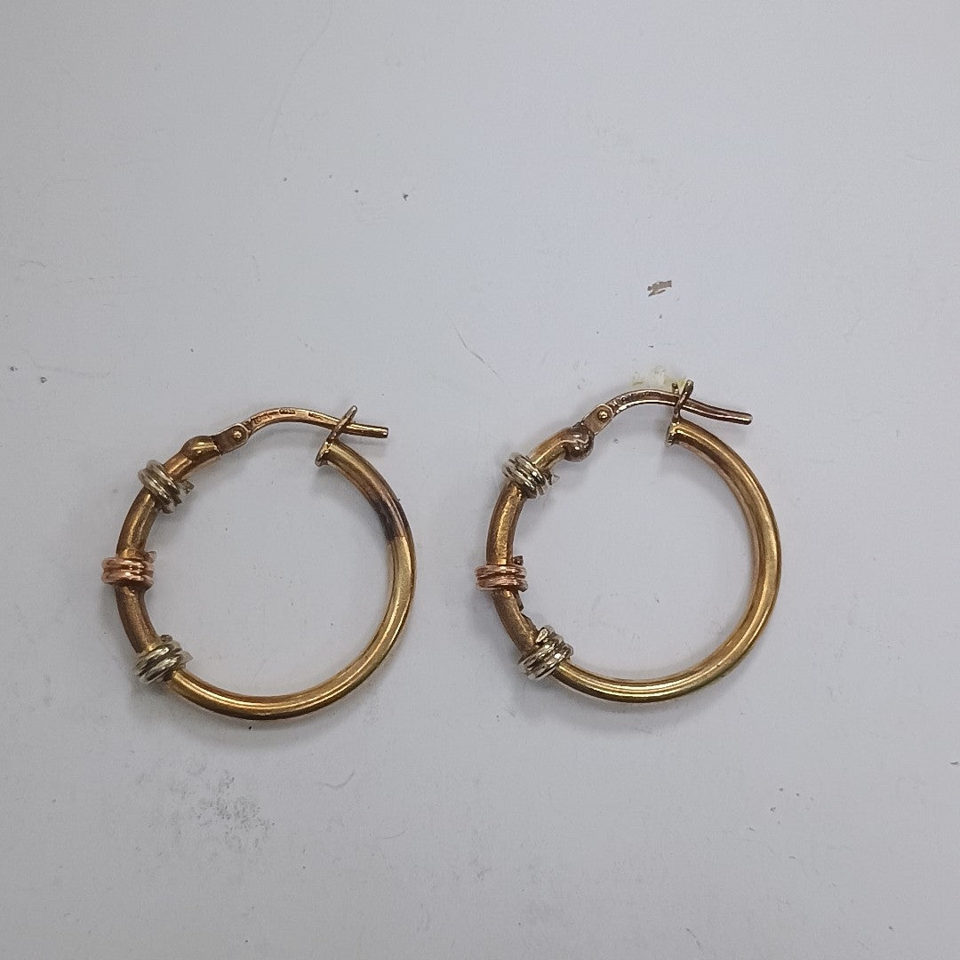 ARRACADAS PAR ORO 10 K 2.9 GRMS (SEMINUEVO)
