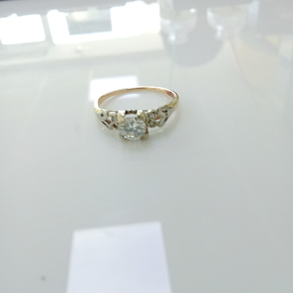 ANILLITO ORO,ORO COMBINADO 14 K 1,80 GRMS (SEMINUEVO)