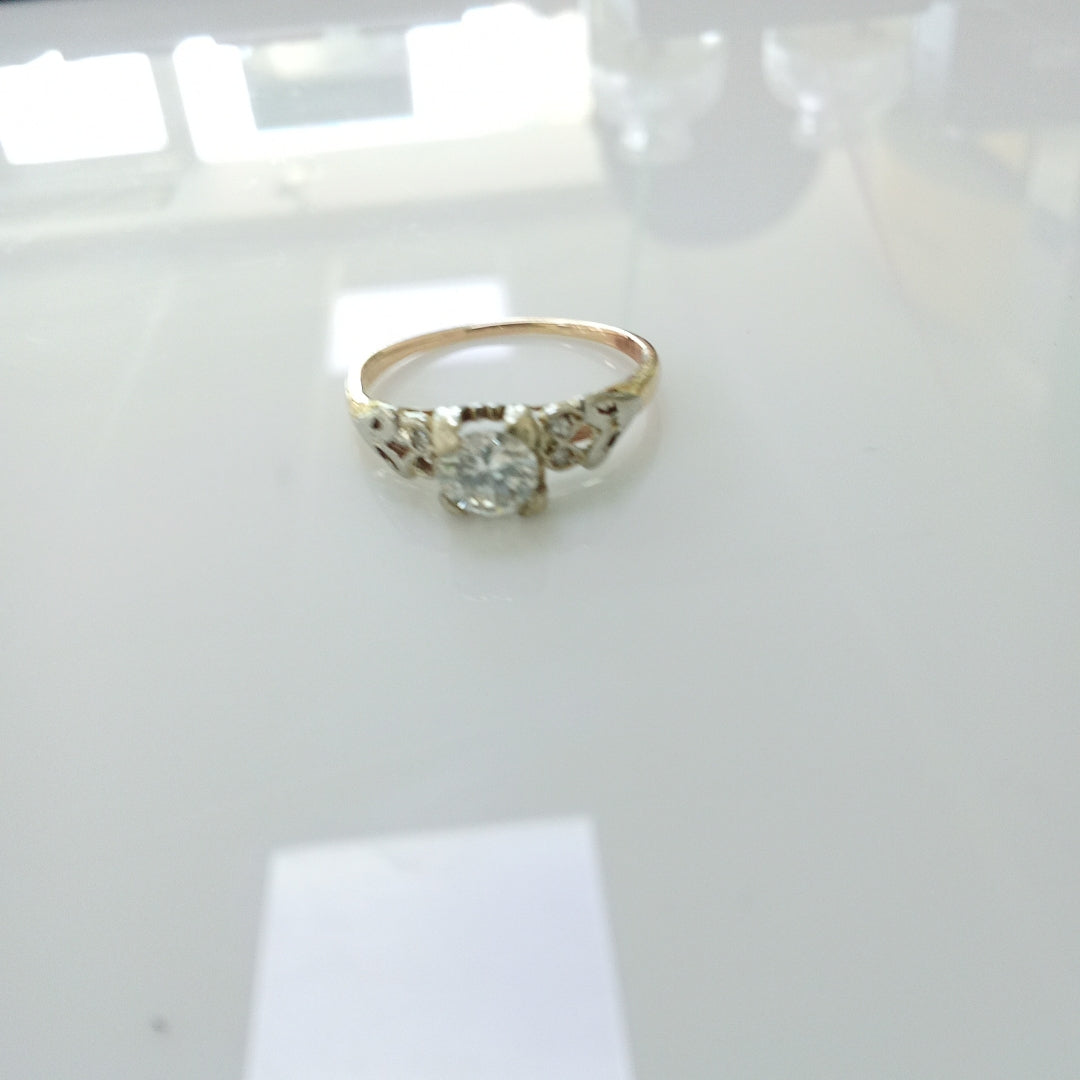 ANILLITO ORO,ORO COMBINADO 14 K 1,80 GRMS (SEMINUEVO)