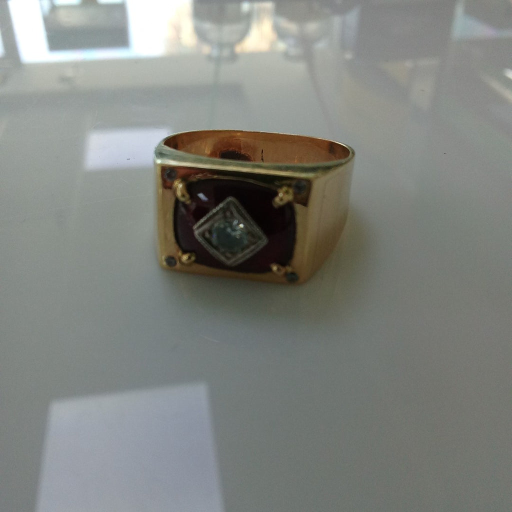 ANILLO ORO 14 K 9.6 GRMS (SEMINUEVO)