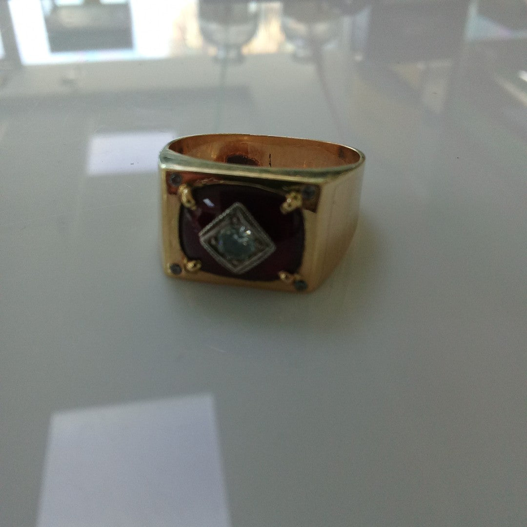 ANILLO ORO 14 K 9.6 GRMS (SEMINUEVO)