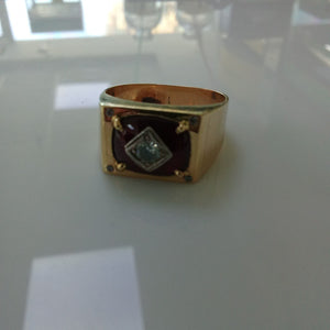 ANILLO ORO 14 K 9.6 GRMS (SEMINUEVO)
