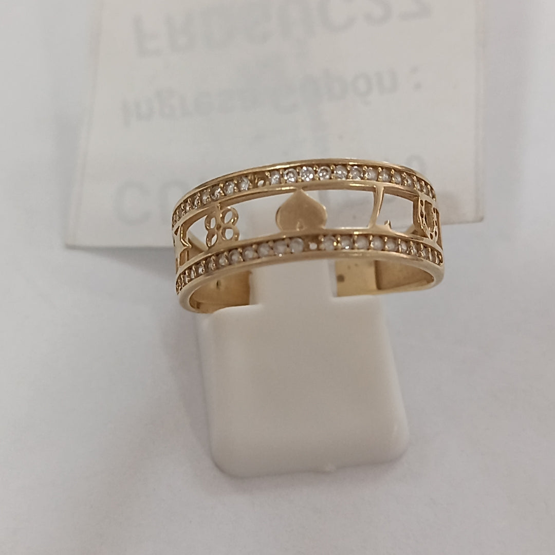 ANILLO ORO 14 K 2,50 GRMS (SEMINUEVO)