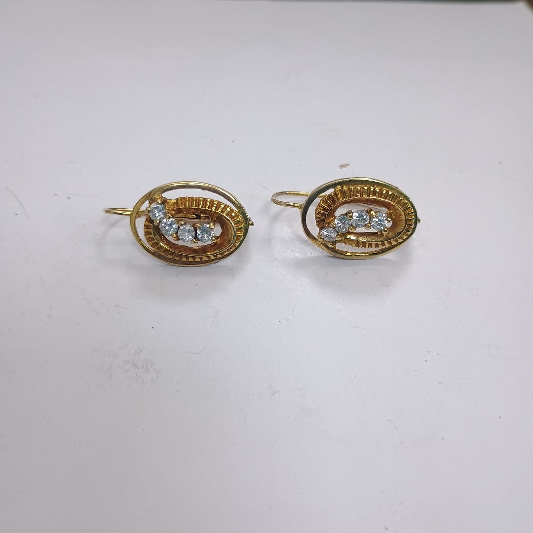 ARETES PAR ORO 8 K 3,80 GRMS (SEMINUEVO)