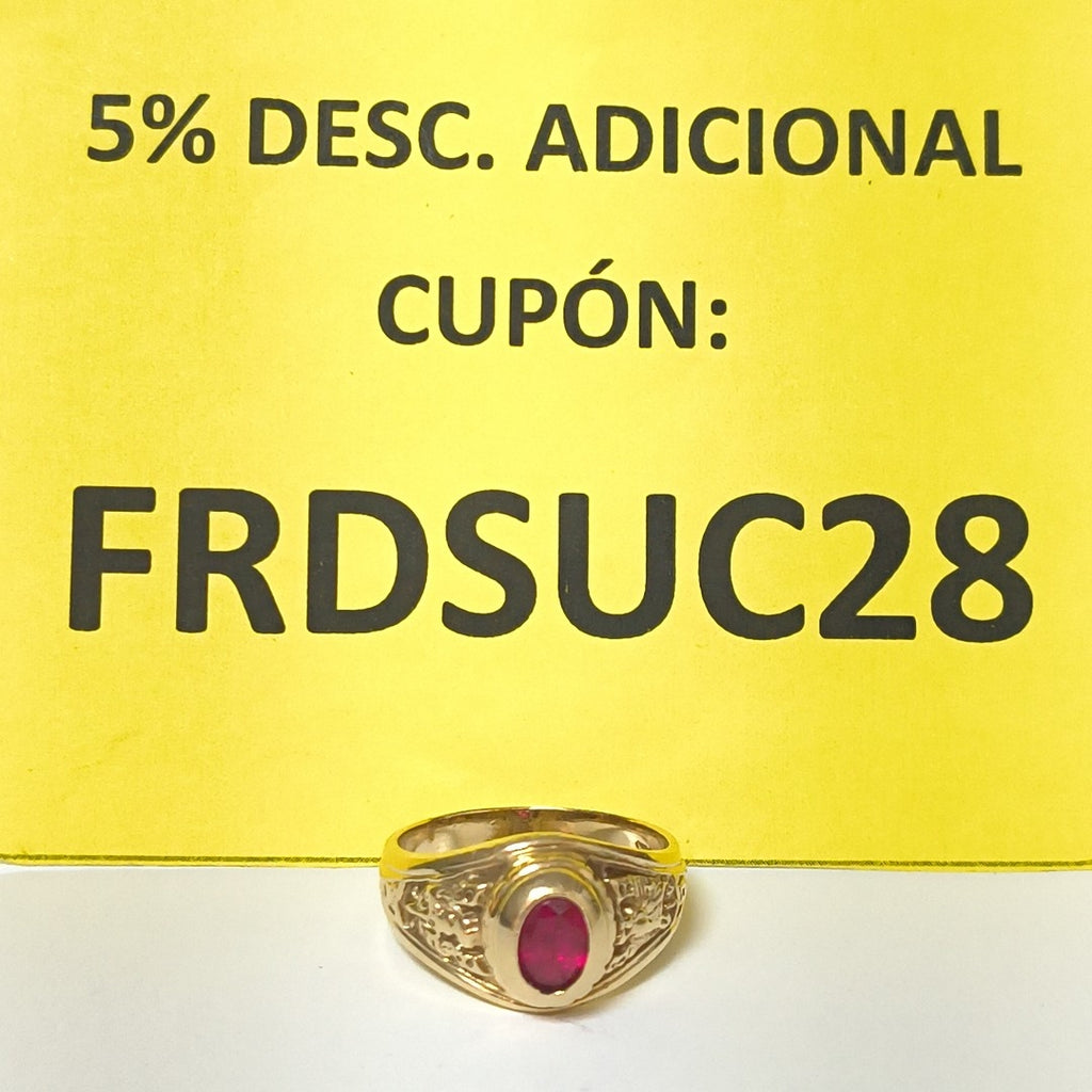 ANILLO ORO 14 K 7 GRMS (SEMINUEVO)