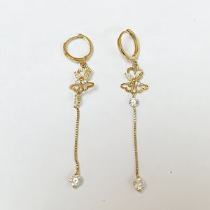 ARRACADAS PAR ORO 14 K 2,60 GRMS (SEMINUEVO)