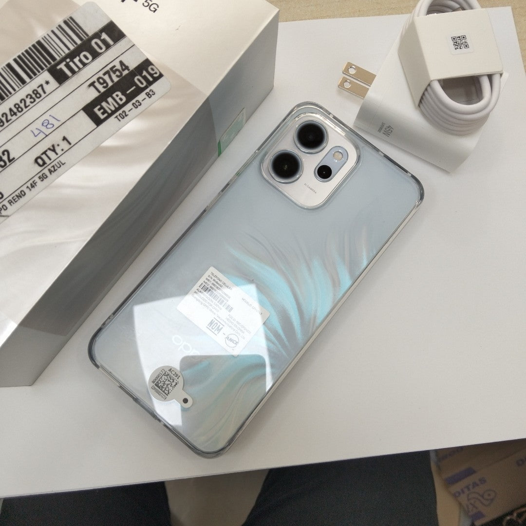 CELULAR OPPO  RENO 14 F CPH2743 (2025) 256 GB 12 GB RAM (SEMINUEVO)