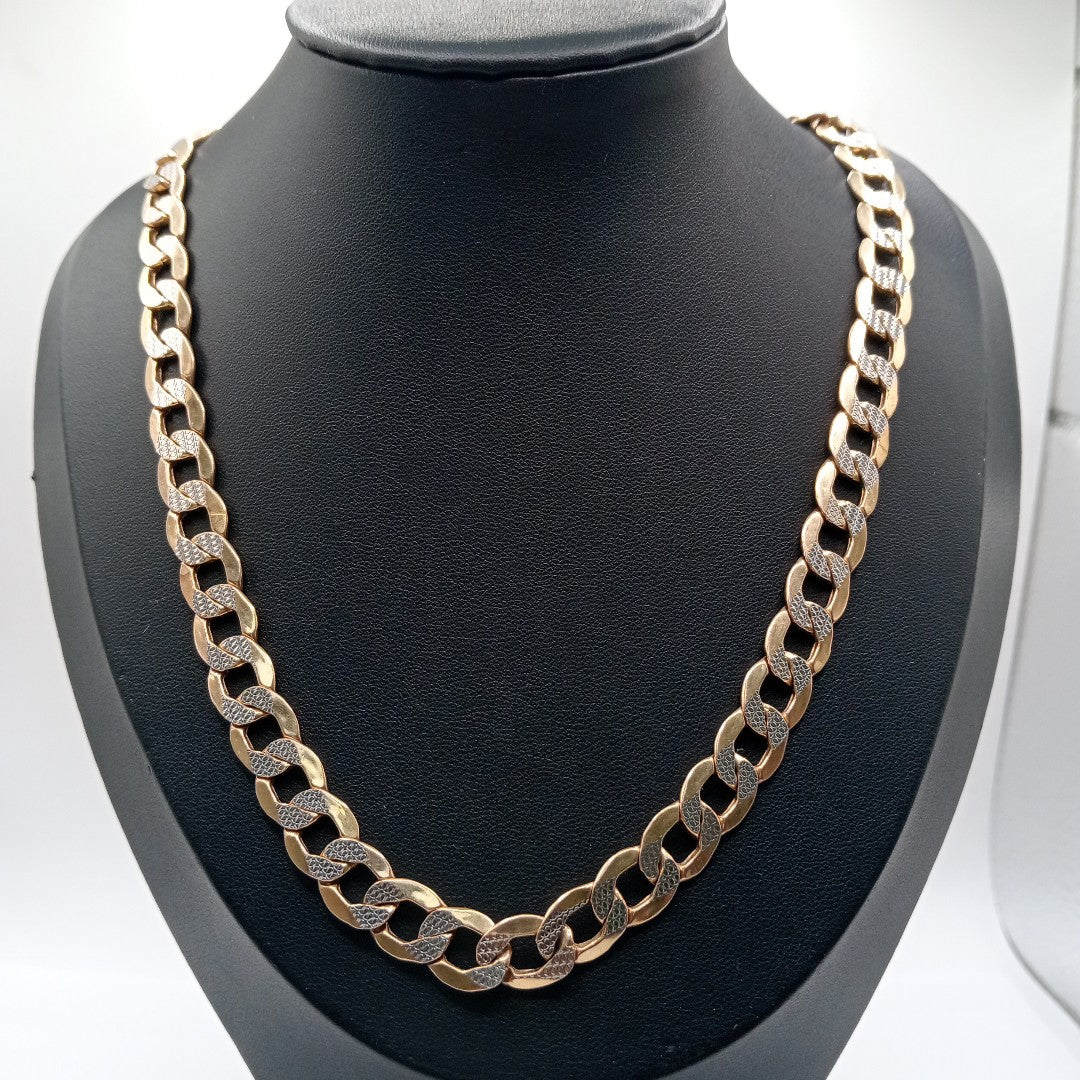 CADENA ORO,RODIADO 14 K 32,00 GRMS (SEMINUEVO)