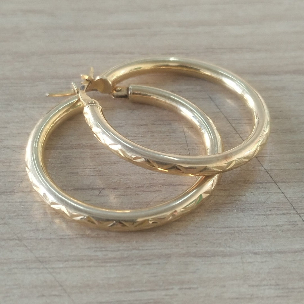 ARRACADAS PAR ORO 14 K 2,40 GRMS (SEMINUEVO)