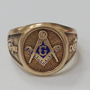 ANILLO CONMEMORATIVO ORO 14 K 12.6 GRMS (SEMINUEVO)