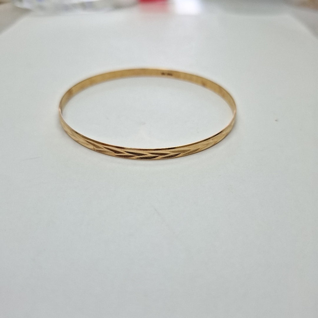 PULSERA RIGIDA ORO 14 K 6,90 GRMS (SEMINUEVO)