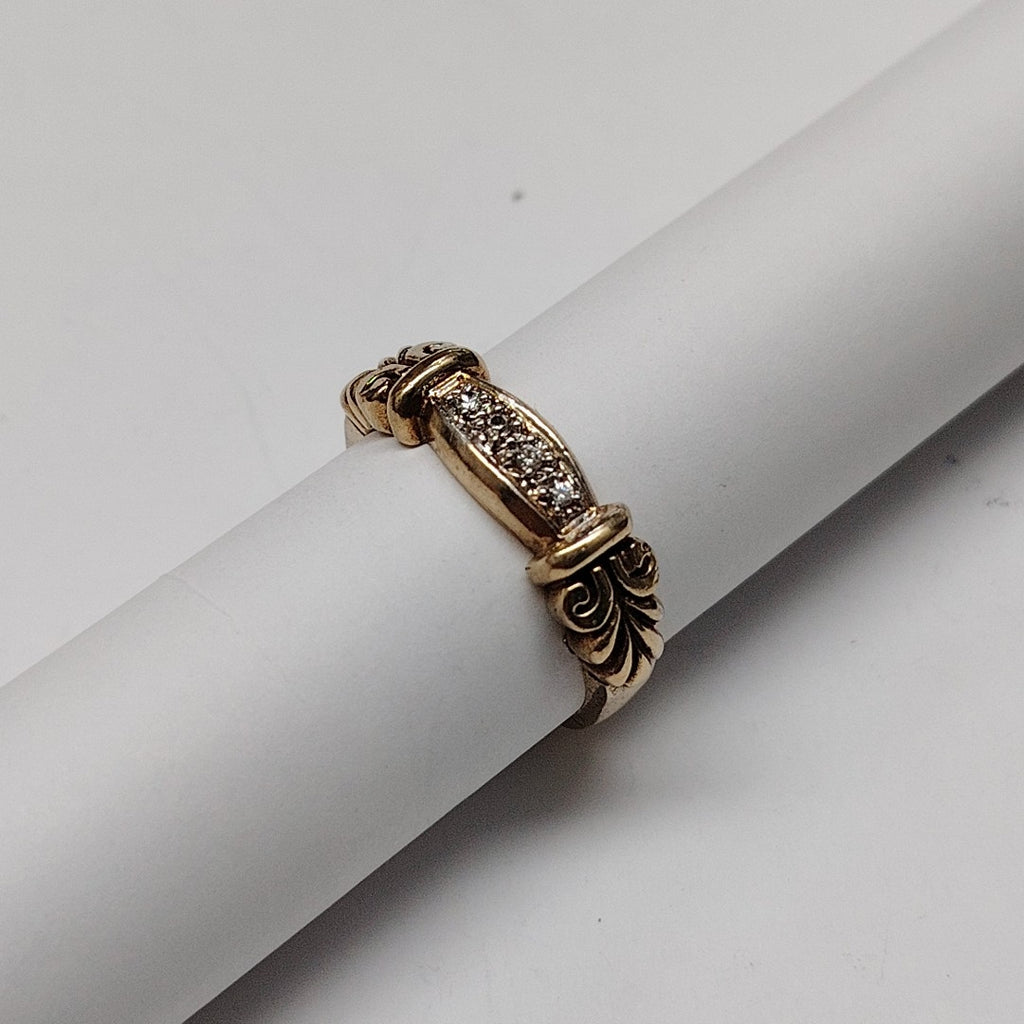 ANILLO ORO 10 K 4,60 GRMS (SEMINUEVO)