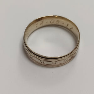 ARGOLLA ORO 14 K 2.4 GRMS (SEMINUEVO)