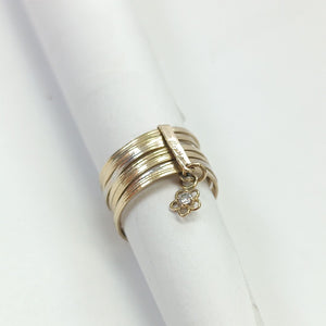 SEMANARIO DE ARGOLLAS ORO 14 K 3,60 GRMS (SEMINUEVO)
