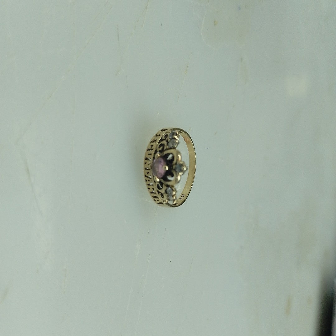 ANILLO DE GRADUACIÓN ORO 10 K 1.7 GRMS (SEMINUEVO)