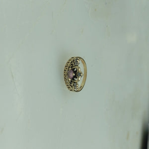 ANILLO DE GRADUACIÓN ORO 10 K 1.7 GRMS (SEMINUEVO)
