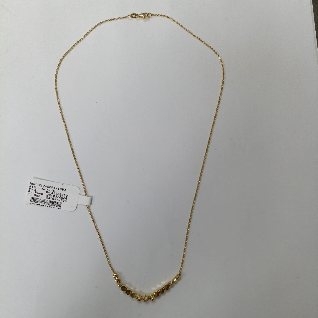GARGANTILLA ORO 14 K 3.4 GRMS (SEMINUEVO)