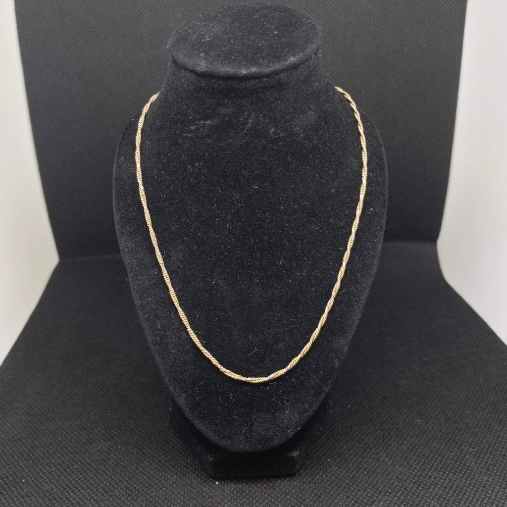 GARGANTILLA ORO COMBINADO 14 K 5.4 GRMS (SEMINUEVO)