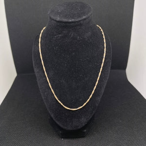 GARGANTILLA ORO COMBINADO 14 K 5.4 GRMS (SEMINUEVO)
