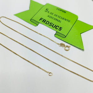 CADENA ORO 14 K 1,30 GRMS (SEMINUEVO)