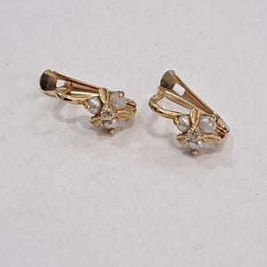 ARETES PAR ORO 14 K 1.7 GRMS (SEMINUEVO)