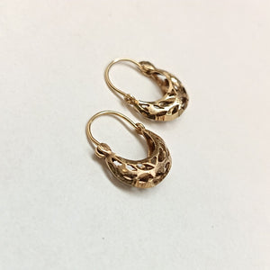 ARRACADAS PAR ORO 8 K 1 GRMS (SEMINUEVO)