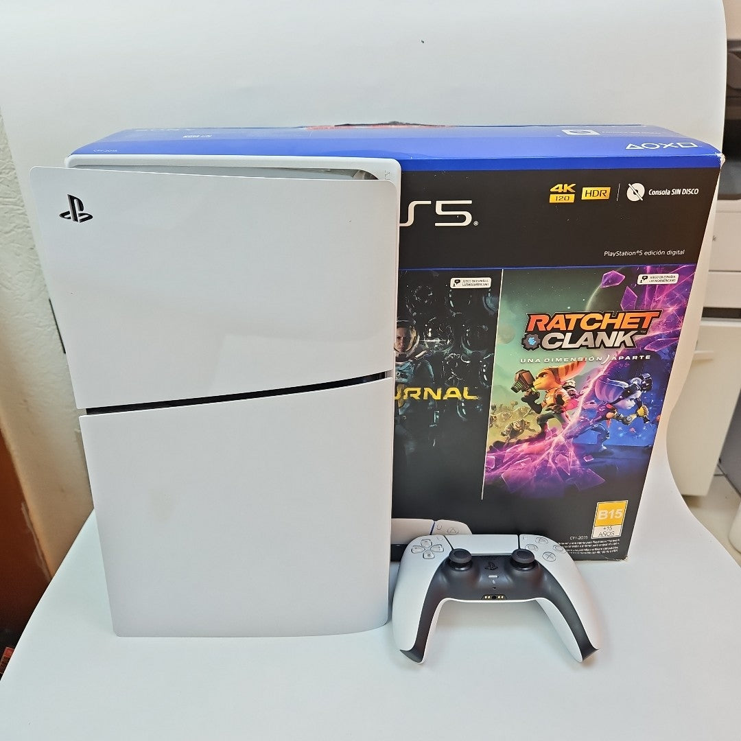 CONSOLA DE VIDEOJUEGO SONY PS5 SLIM DIGITAL 1 TB SSD (SEMINUEVO)