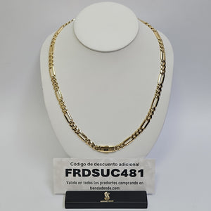 CADENA MONACO ORO 14K 23 (NUEVO)