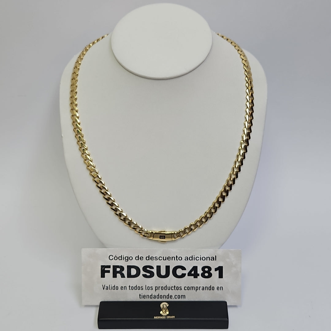 CADENA MONACO ORO 10K 20.5 (NUEVO)