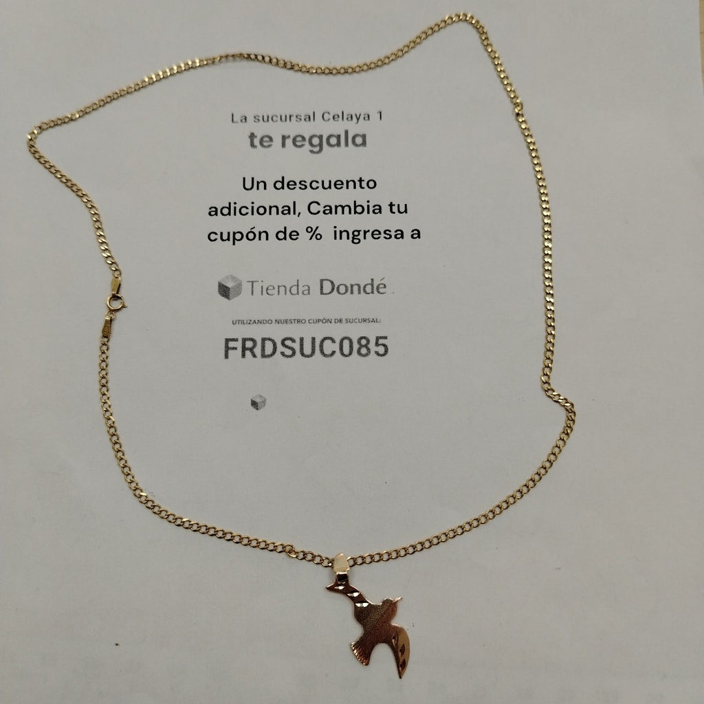 CADENA, DIJE ORO 10 K 4.2 GRMS (SEMINUEVO)