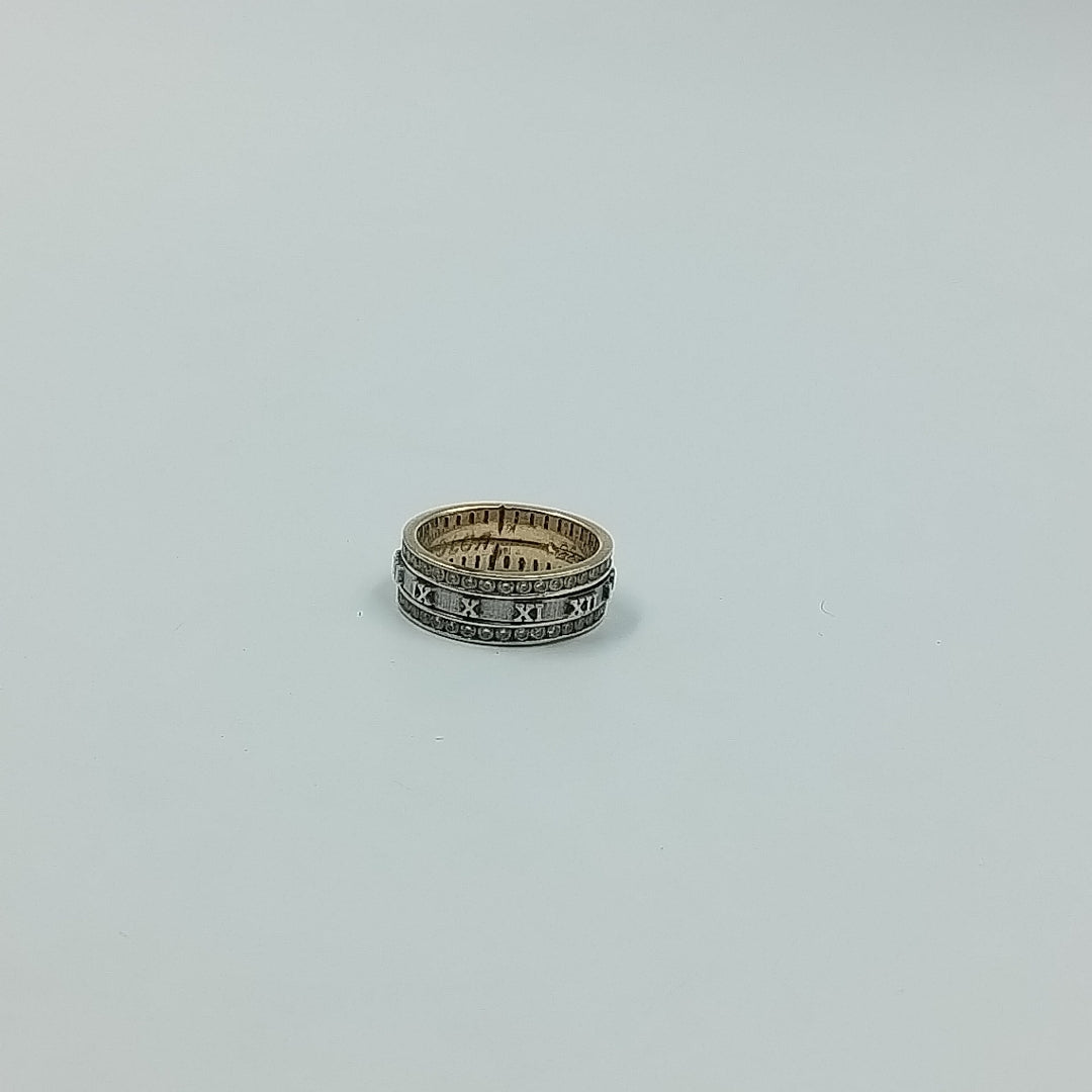 ARGOLLA ORO, ORO COMBINADO 14 K 8.4 GRMS (SEMINUEVO)