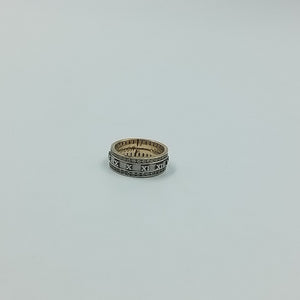 ARGOLLA ORO, ORO COMBINADO 14 K 8.4 GRMS (SEMINUEVO)
