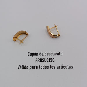 ARETES PAR ORO 10 K 1.7 GRMS (SEMINUEVO)