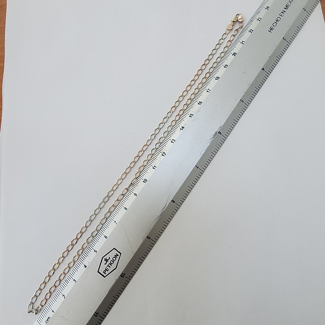 CADENA ORO COMBINADO 8 K 4,10 GRMS (SEMINUEVO)