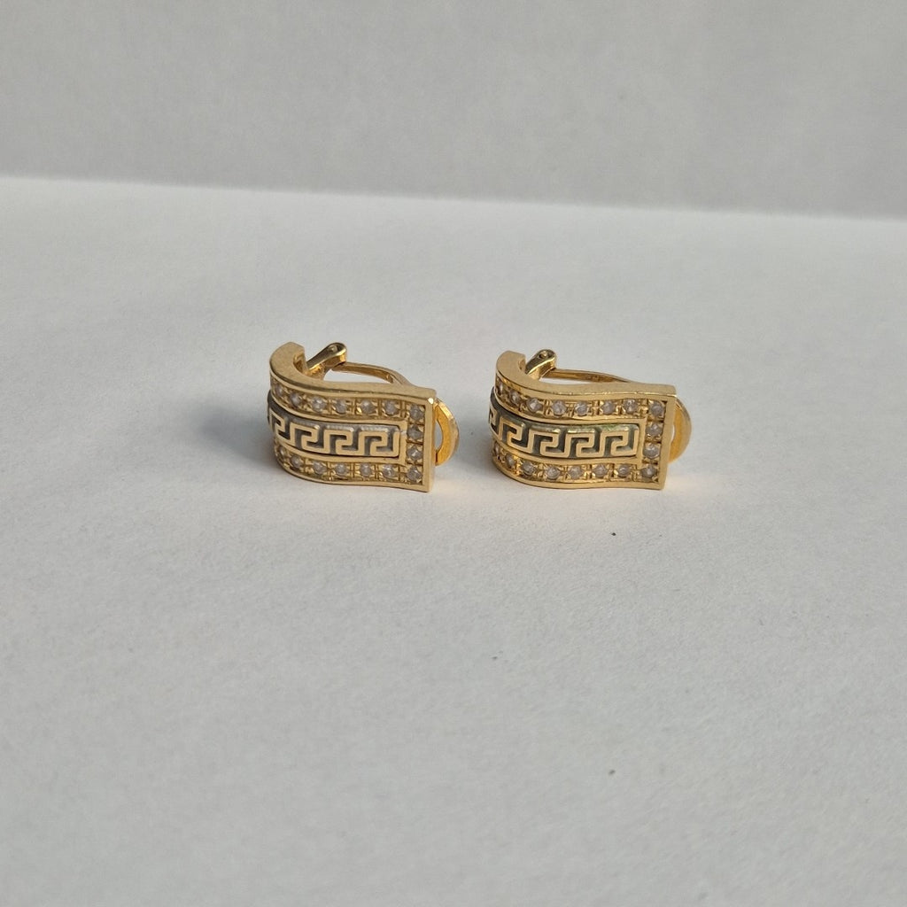 ARETES PAR ORO 10 K 9,20 GRMS (SEMINUEVO)