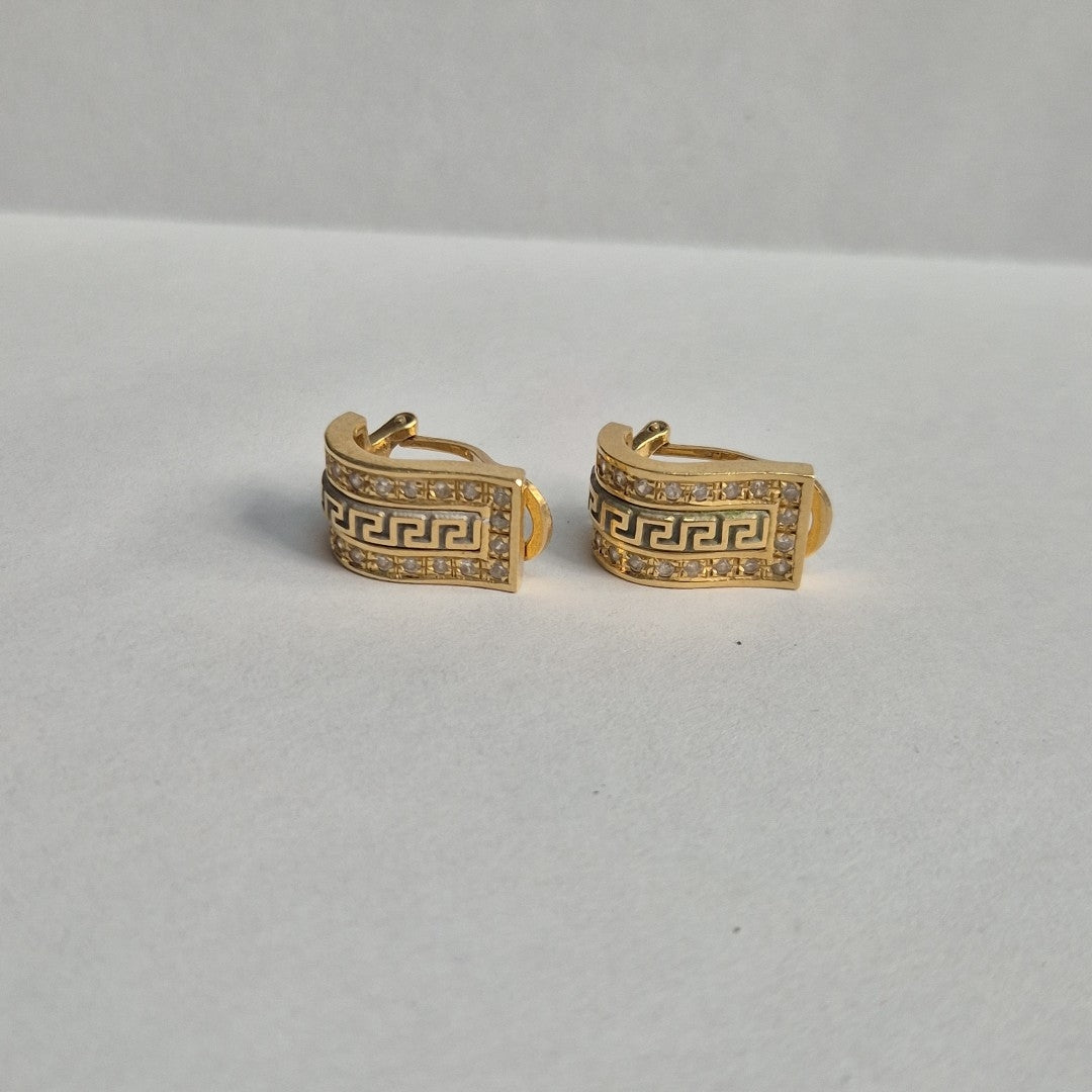 ARETES PAR ORO 10 K 9,20 GRMS (SEMINUEVO)