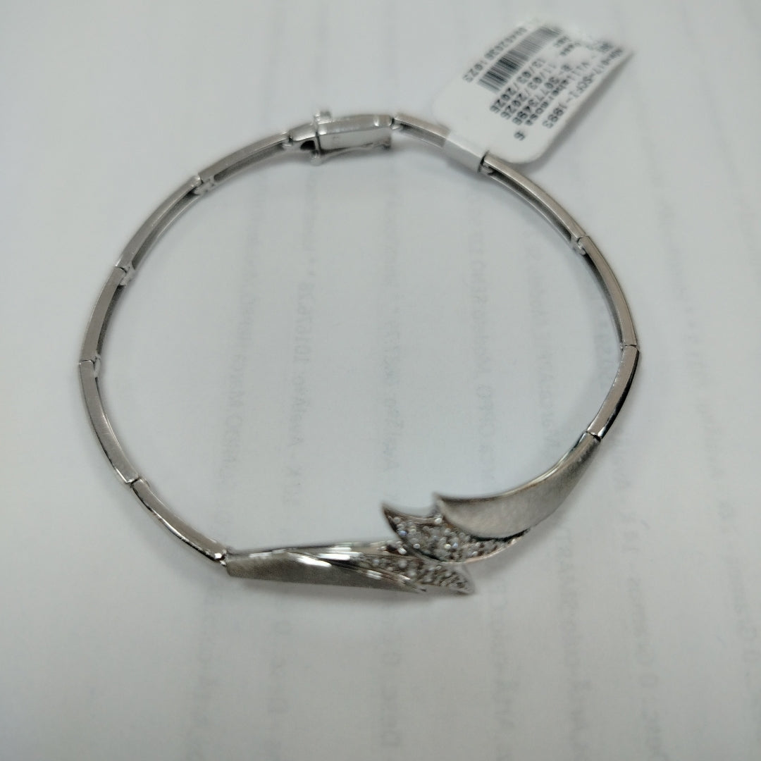PULSERA ORO BLANCO 18 K 7.7 GRMS (SEMINUEVO)