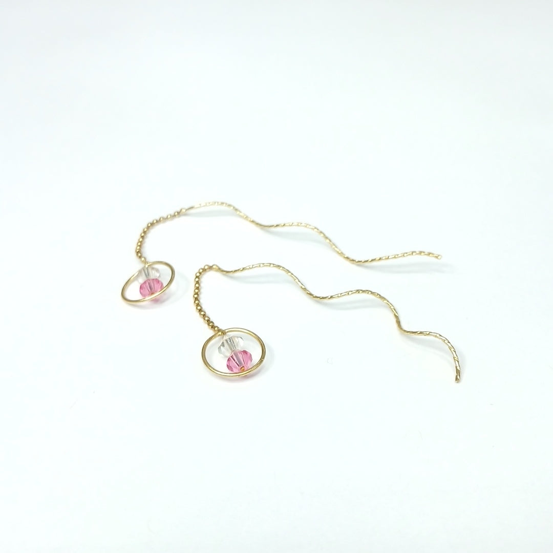 VIOLADORES PAR ORO 14 K 1.3 GRMS (SEMINUEVO)