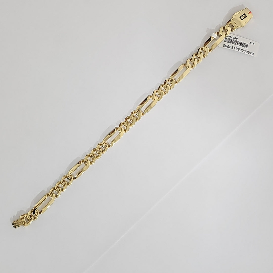 PULSERA CABALLERO MONACO ORO 14K 9.8 (NUEVO)
