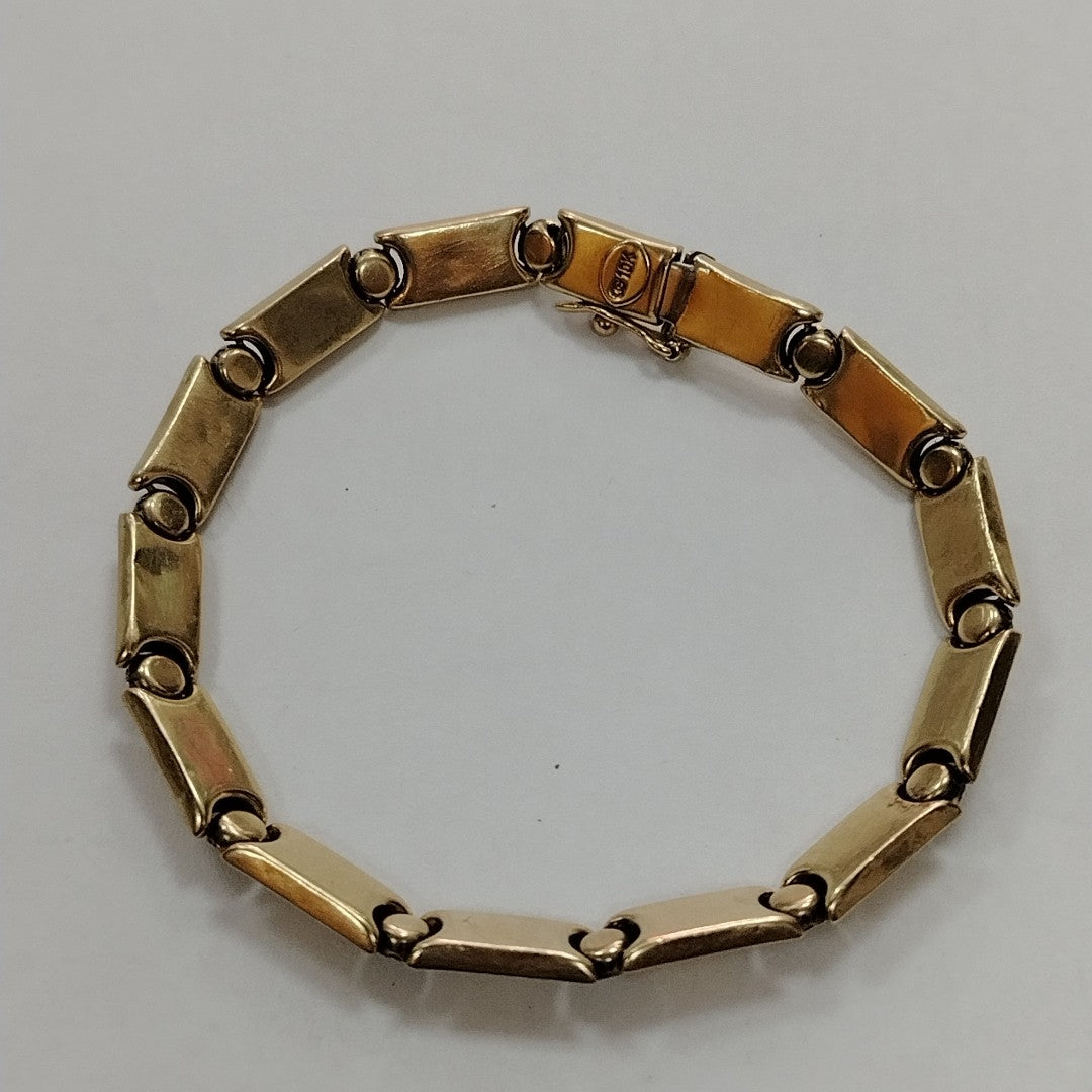 PULSERA ORO,RODIADO 10 K 7,00 GRMS (SEMINUEVO)