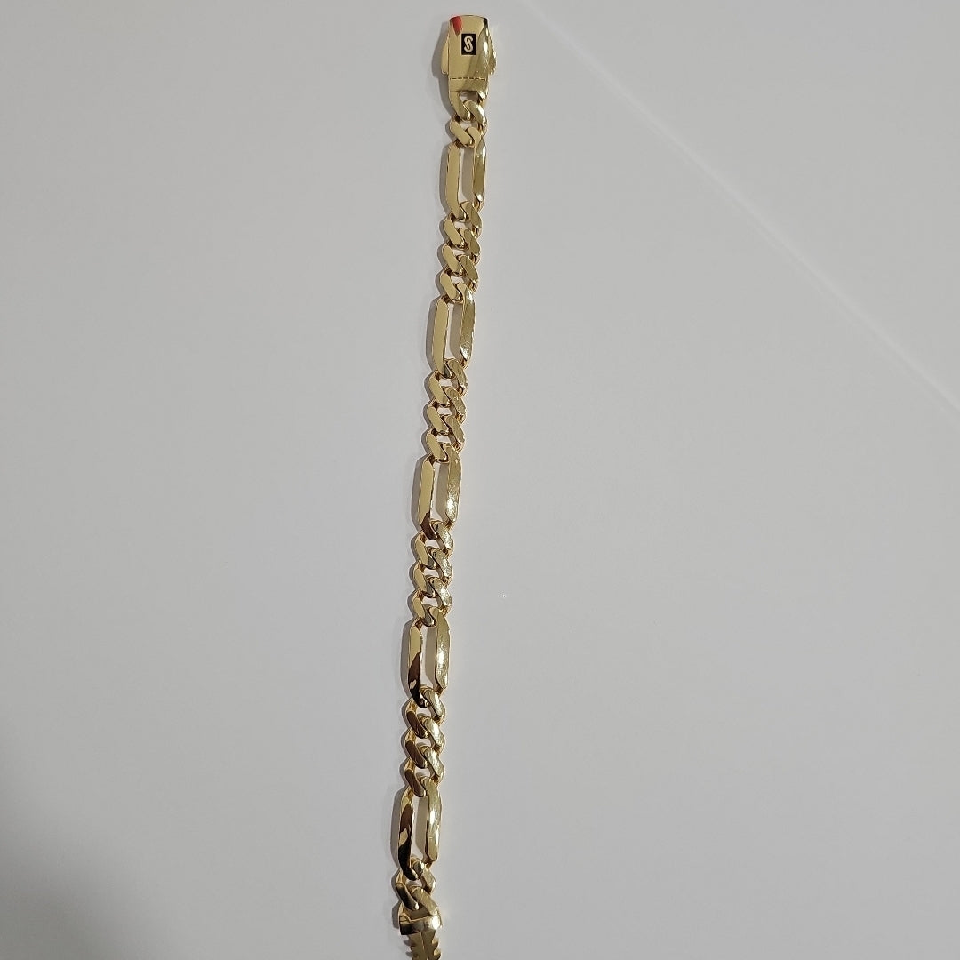 PULSERA MONACO ORO 14K 9 (NUEVO)
